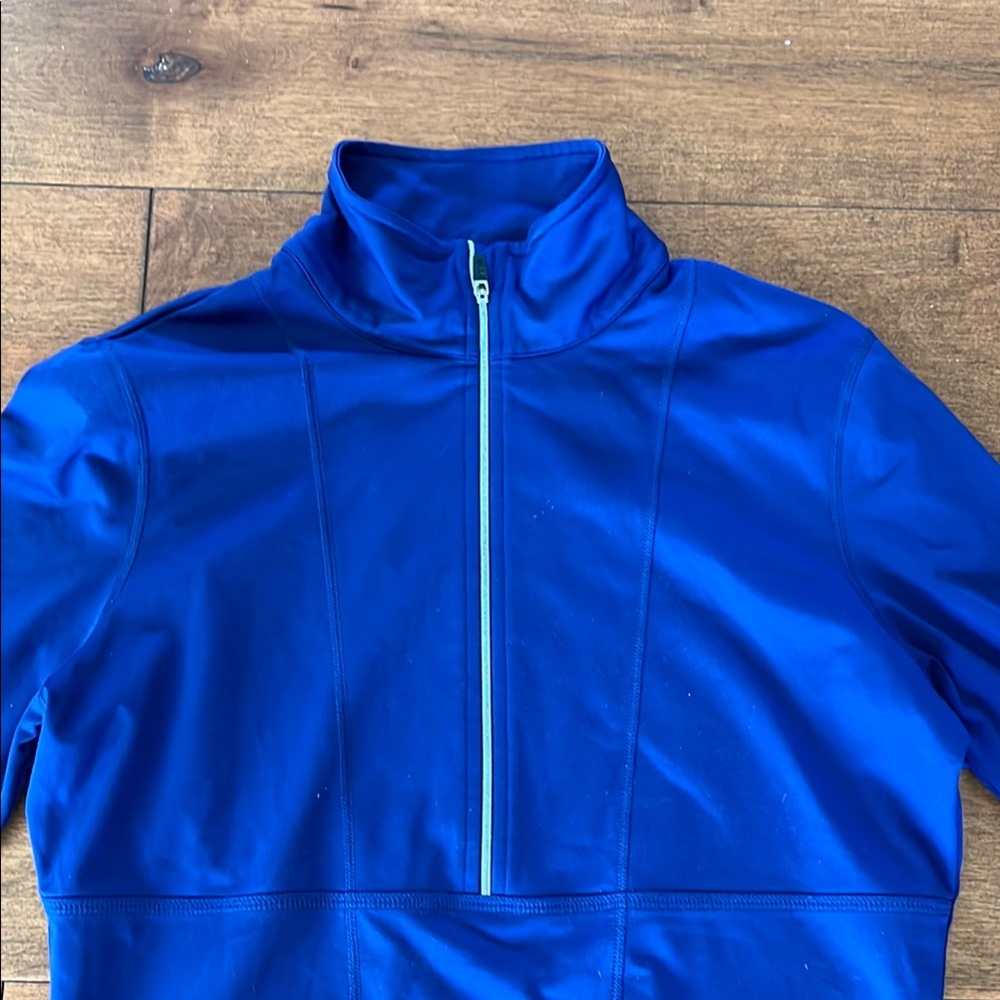 Lucy Blue Half-Zip Pullover Fitnesss Running Gym Small